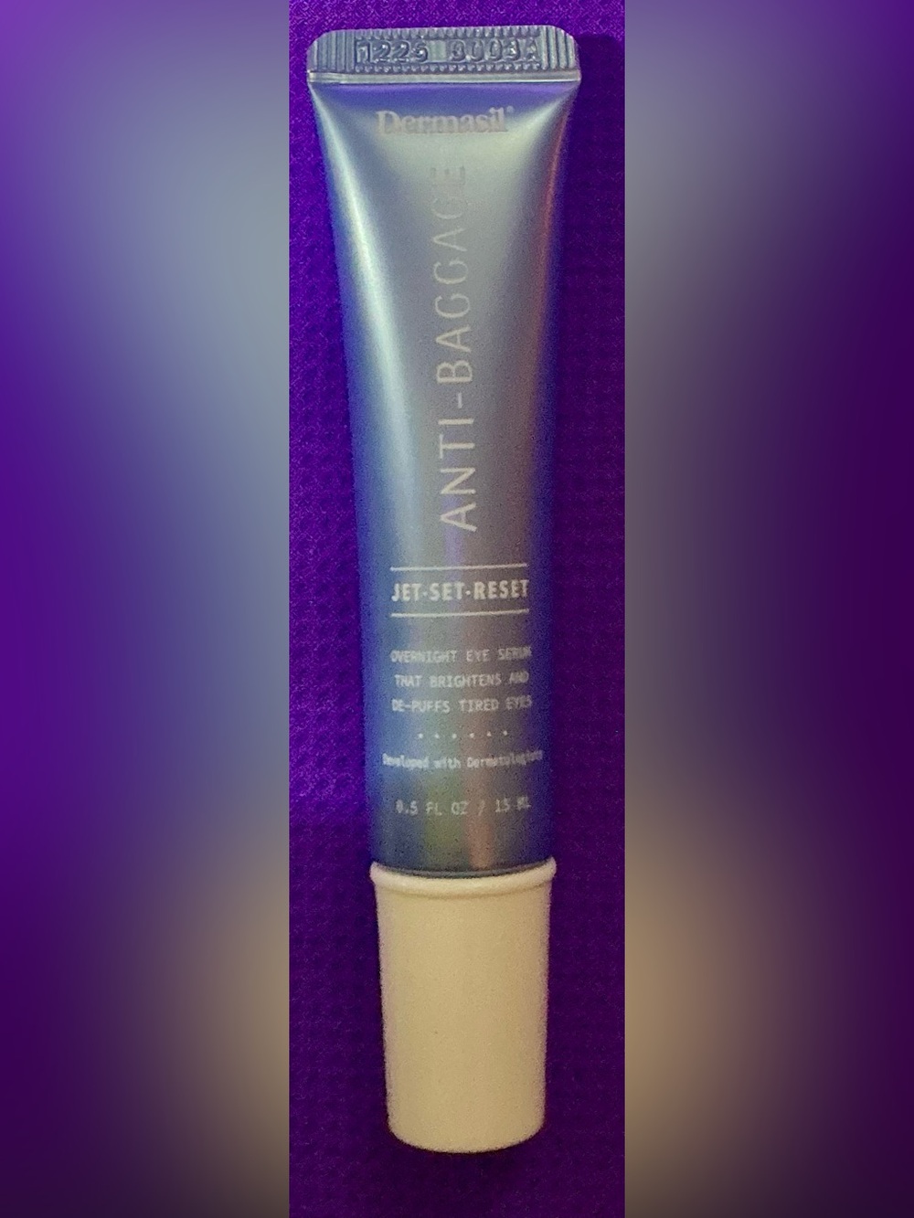 Dermasil Anti-Baggage Jet-Set-Reset Overnight Eye Serum - Blue